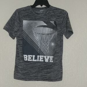 Power Forward Short Sleeve Shirt Gray Size 14/16